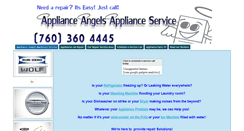 Desktop Screenshot of myapplianceangel.com